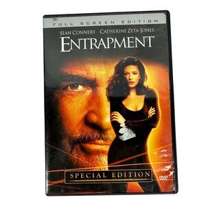 Sean Connery Catherine Zeta Jones Entrapment Special Ed DVD Full Screen 1999